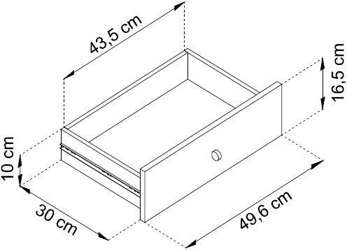Stand TV Mono Bej L153,4xA39xÎ56cm