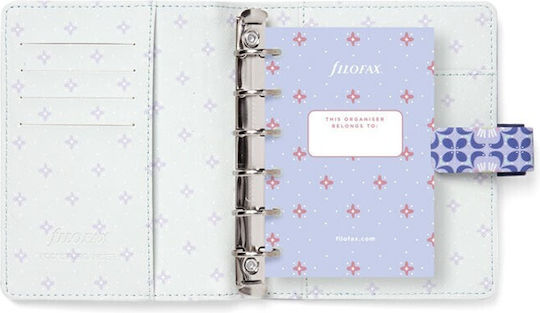 Filofax Daily Organizer Blue 12.8x14.6cm