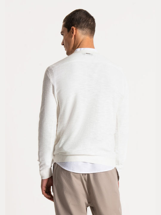 Antony Morato Men's Long Sleeve Sweater White