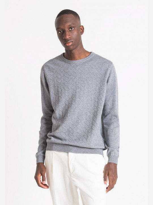 Antony Morato Men's Long Sleeve Sweater Gray