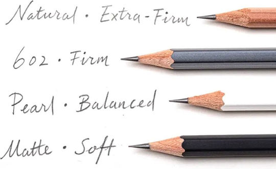 Blackwing Σετ 12 Μολύβια Μέτρια με Γόμα Λευκά