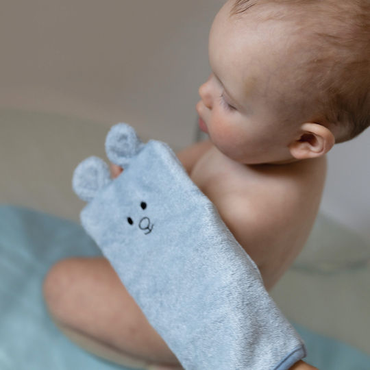 Babyono Βρεφικό Γάντι Μπάνιου Πράσινο