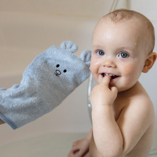 Babyono Βρεφικό Γάντι Μπάνιου Πράσινο