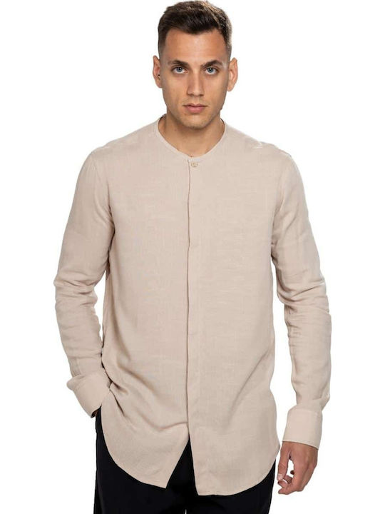 Langärmlig Hemd Beige