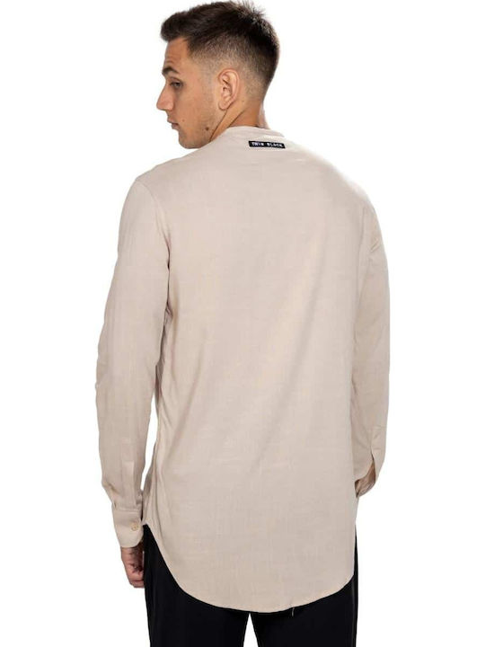 Langärmlig Hemd Beige