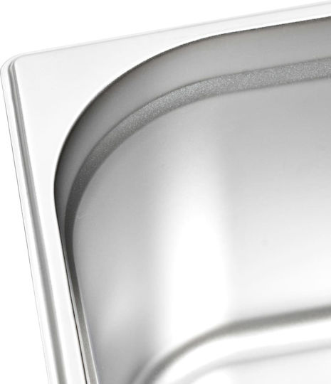 vidaXL Σκεύος Gastronorm Ανοξείδωτο GN1/2 με Βάθος 20mm
