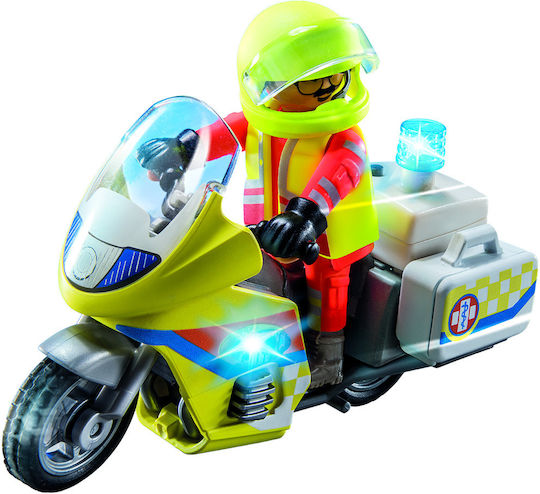 Playmobil Stadtleben Rettungssanitäter mit Motorrad für 4-10 Jahre
