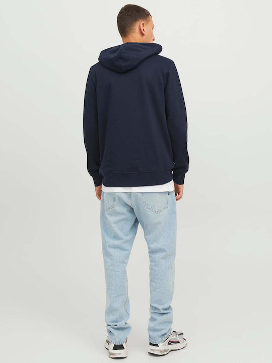 Jack & Jones Sweatshirt with Hood Navy Blue