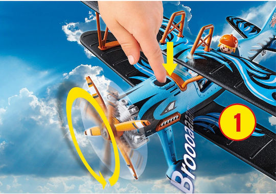 Playmobil Stunt Show Phoenix Biplane για 5-12 ετών