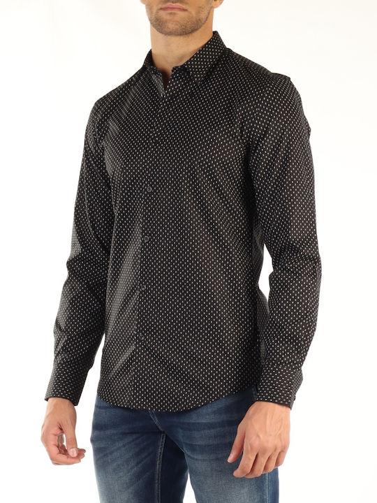 Antony Morato Men's Shirt Long Sleeve Black