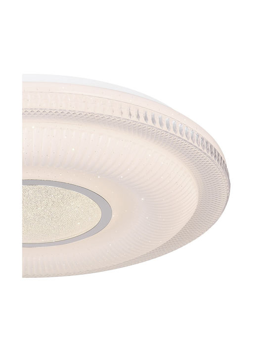 Globo Lighting Magnifique Таванно осветление 50бр Бяла с Вграден LED и Дистанционно Управление