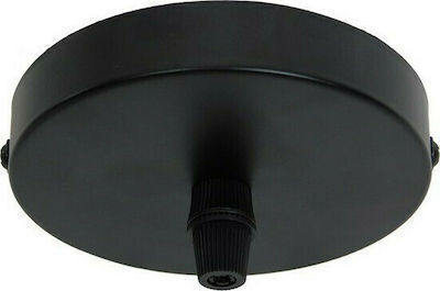Stimeno Ceiling Rose for Lighting Fixtures Black 00502000