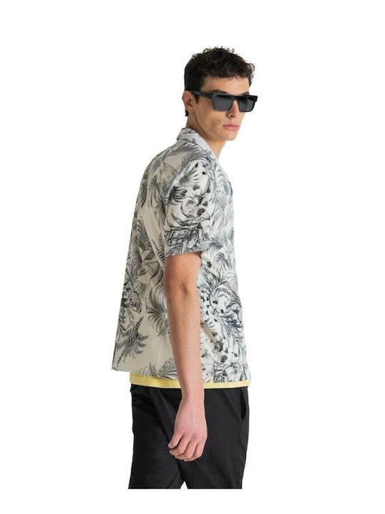 Antony Morato Men's Shirt Short Sleeve Floral Multicolour