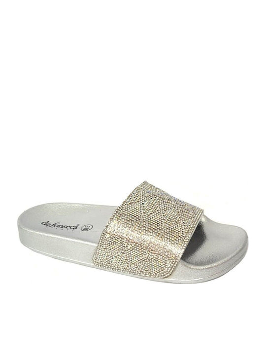 Slides σε Ασημί Χρώμα
