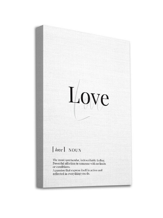 Walls Defenition Of Love Πίνακας σε Καμβά 15x20cm