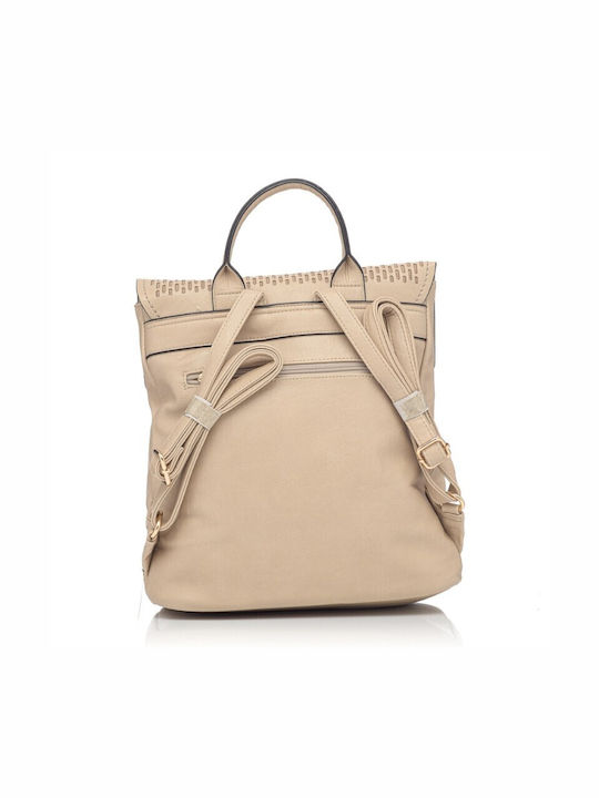 V-store Women's Bag Backpack Beige