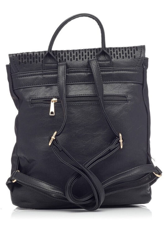 V-store Damen Tasche Rucksack Schwarz