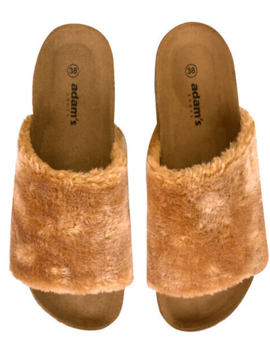Adam's Shoes 1708-21520 Women's Slipper with Fur In Pink Colour