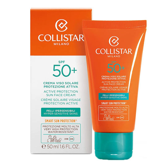 Collistar Active Protection Cremă cu Protecție Solara pentru Față SPF50 50ml