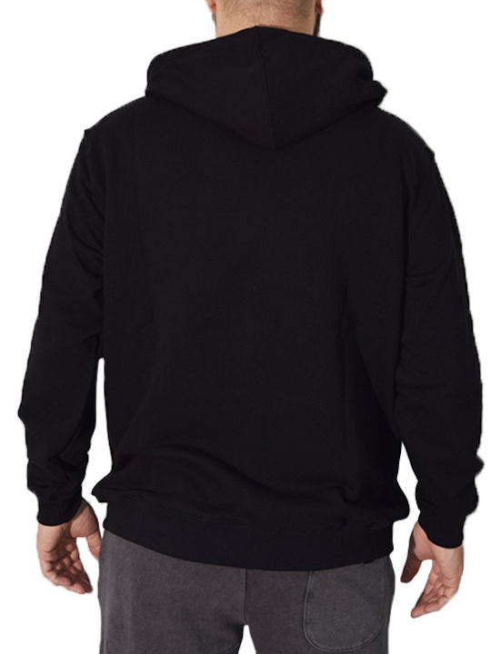 Hoof Men's Sweatshirt with Hood and Pockets Black