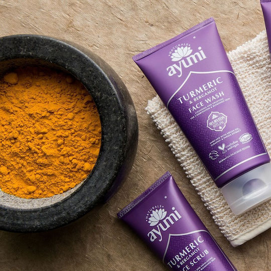 Ayumi Turmeric & Bergamot Face Cleansing Cream for Brightening & Antioxidant Action 150ml