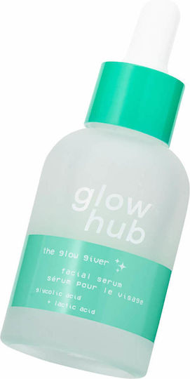 Serum Hidratare Pentru Fata Glow Giver cu AHA pentru Strălucire și Revitalizare 30ml