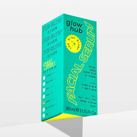 Serum Hidratare Pentru Fata Glow Giver cu AHA pentru Strălucire și Revitalizare 30ml