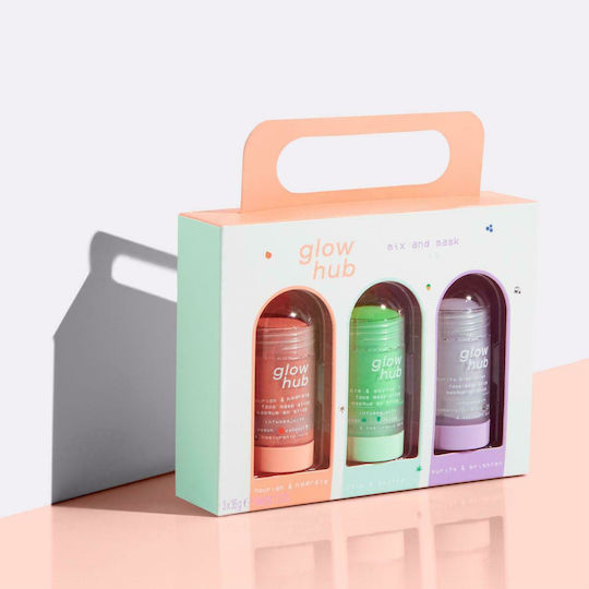 Glow Hub Mix & Mask Skin Care Set for Moisturizing & Brightening