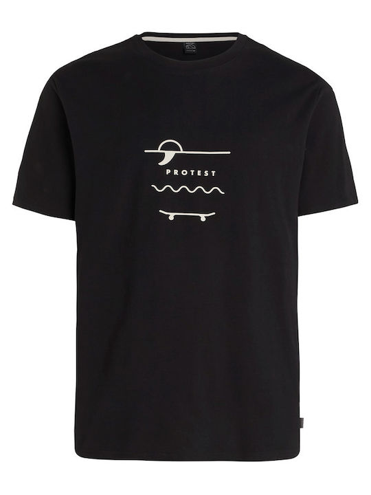 T-shirt Μαύρο