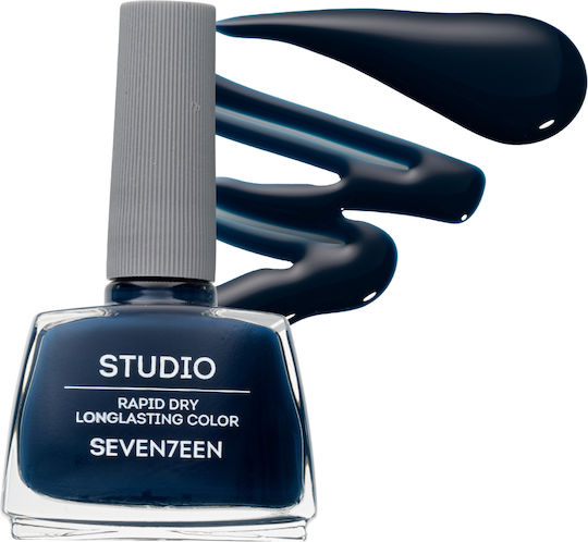 Seventeen Studio Rapid Dry Lasting Color Glossy Βερνίκι Νυχιών Quick Dry Μπλε 171 12ml