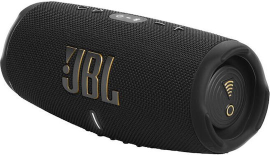 JBL Charge 5 Wi-Fi Αδιάβροχο Ηχείο Bluetooth 40W με Διάρκεια Μπαταρίας έως 20 ώρες Μαύρο