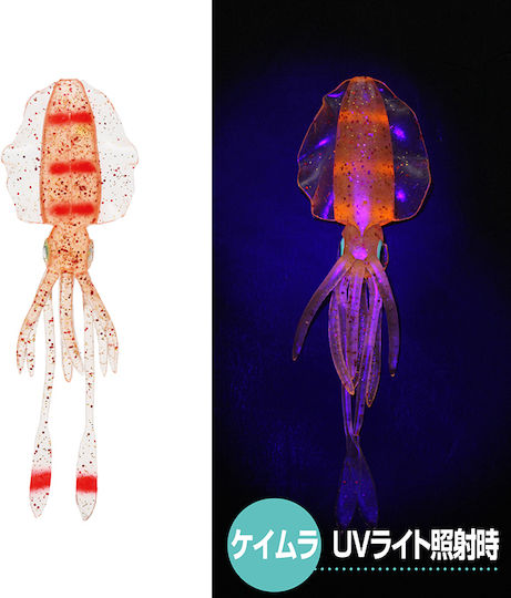Viceo Squid 6 Καλαμαριέρα Φωσφοριζέ 15εκ. Ροζ