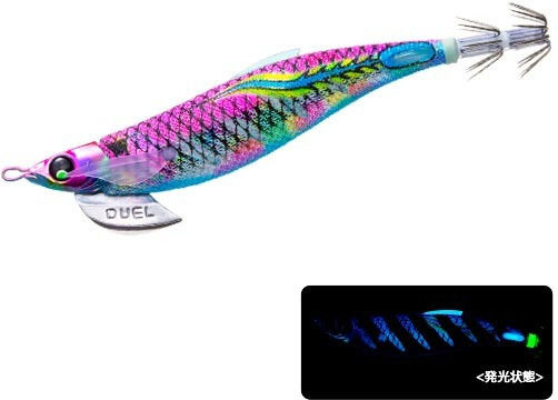 Duel EZ-Q FINPLUS Tintenfisch-Jigs Leuchtend Fuchsie