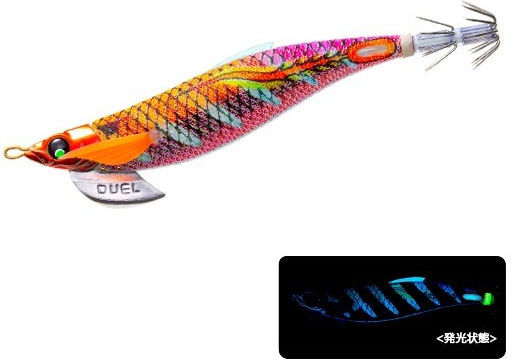 Duel EZ-Q FINPLUS Tintenfisch-Jigs Leuchtend Fuchsie