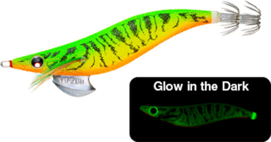 Yo-Zuri Aurie-Q Long Squid Jigs Fluorescente No3