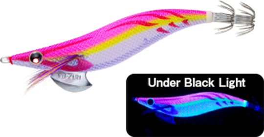 Yo-Zuri Aurie-Q Long Squid Jigs Fluorescente No3