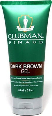 Clubman Dark Brown Haargel mit Farbe für graues Haar 89ml