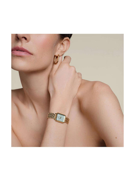 Rosefield Uhr mit Gold Metallarmband