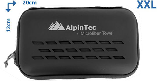 AlpinPro Dryfast Towel Body Microfiber Black 180x90cm