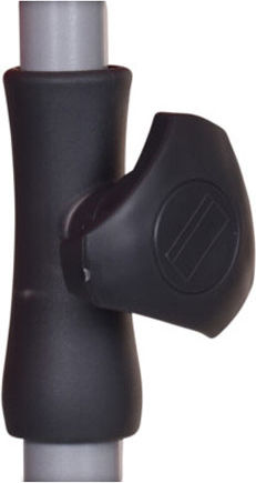 Folding Beach Umbrella Diameter 2.5m Black