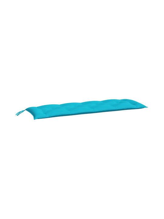 vidaXL Gartenstuhlkissen mit Rückenlehne Türkis 2Stück 50x150cm