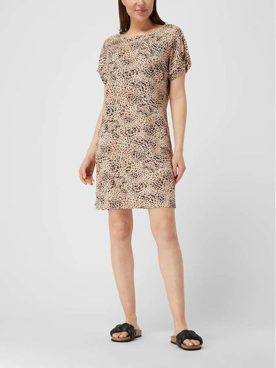 Pink Label Damen Mini Kleid Strand Beige
