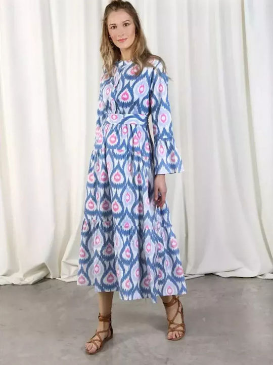 Achilleas Accessories Feminin Lung Rochie de Plajă Albastru