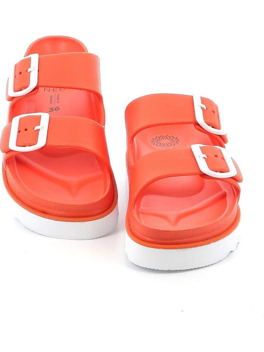 Γυναικεία Σανδάλια Flatforms Πορτοκαλί