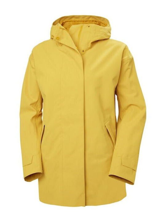 Women's for Hiking Short Lifestyle Jacket for Spring or Autumn Yellow