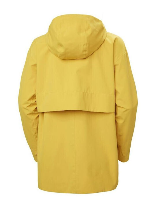 Women's for Hiking Short Lifestyle Jacket for Spring or Autumn Yellow
