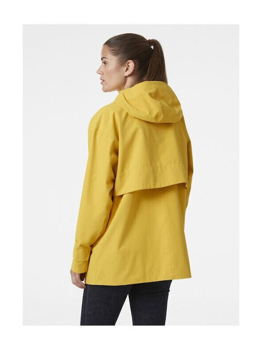 Women's for Hiking Short Lifestyle Jacket for Spring or Autumn Yellow