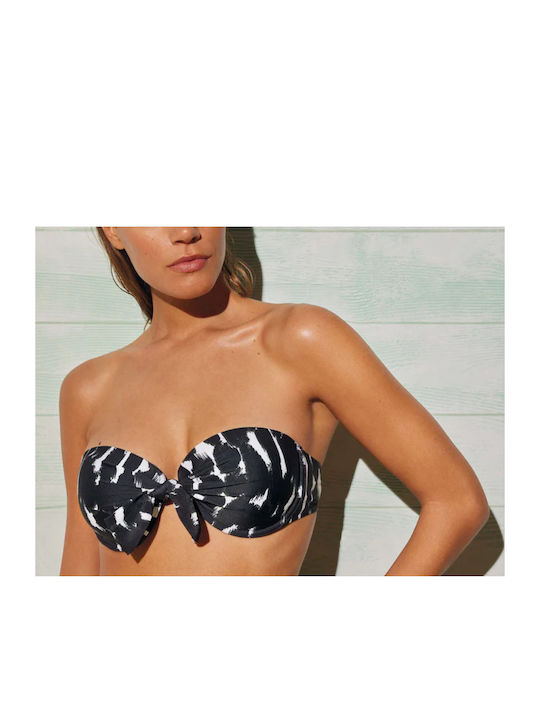 Strapless Bikini Top C Cup με Ενίσχυση