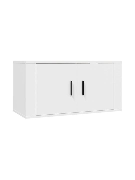 Living Room TV Unit White L80xW34.5xH40cm
