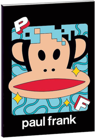 Back Me Up Τετράδιο Ριγέ Β5 40 Φύλλων Paul Frank Digital Skate (Διάφορα Σχέδια/Χρώματα)